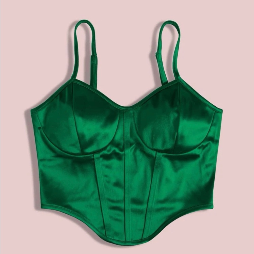 Green tank top